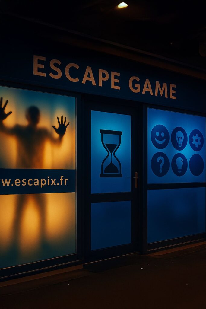 Stratégie digitale Escapix : devanture escape game à Perpignan
